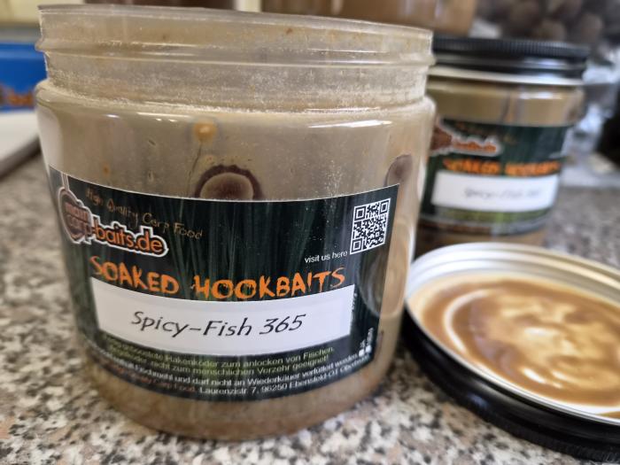 maincarp-baits soaked Hookbaits - Spicy Fish 24mm